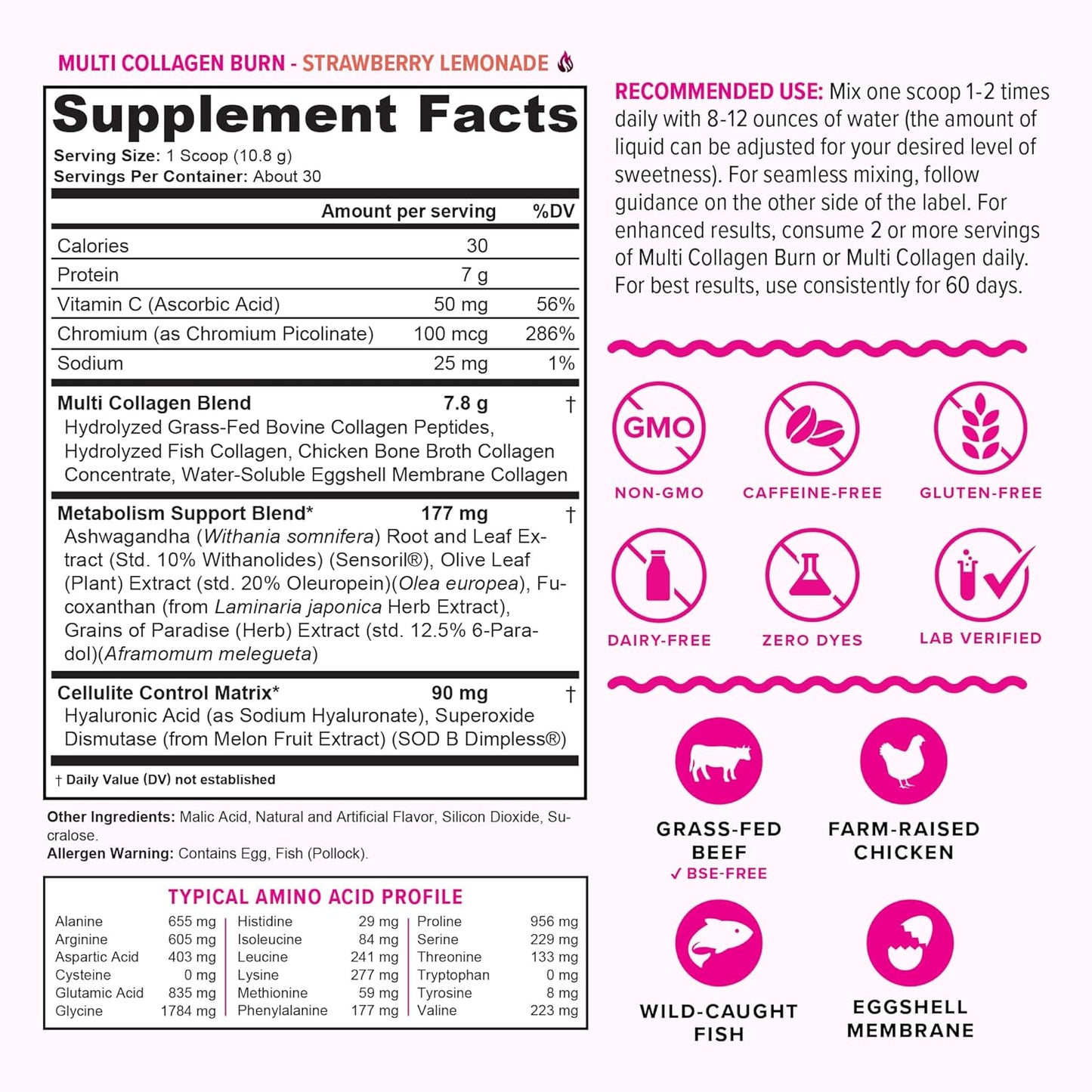 Collagen Burn Collagen Metabolism Booster
